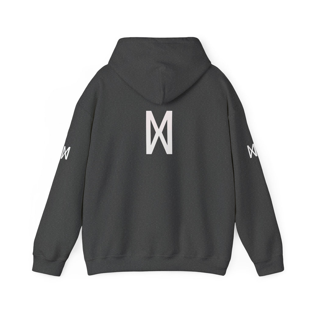 MaxElectra Logo Hoodie — Minimal Black Streetwear Pullover