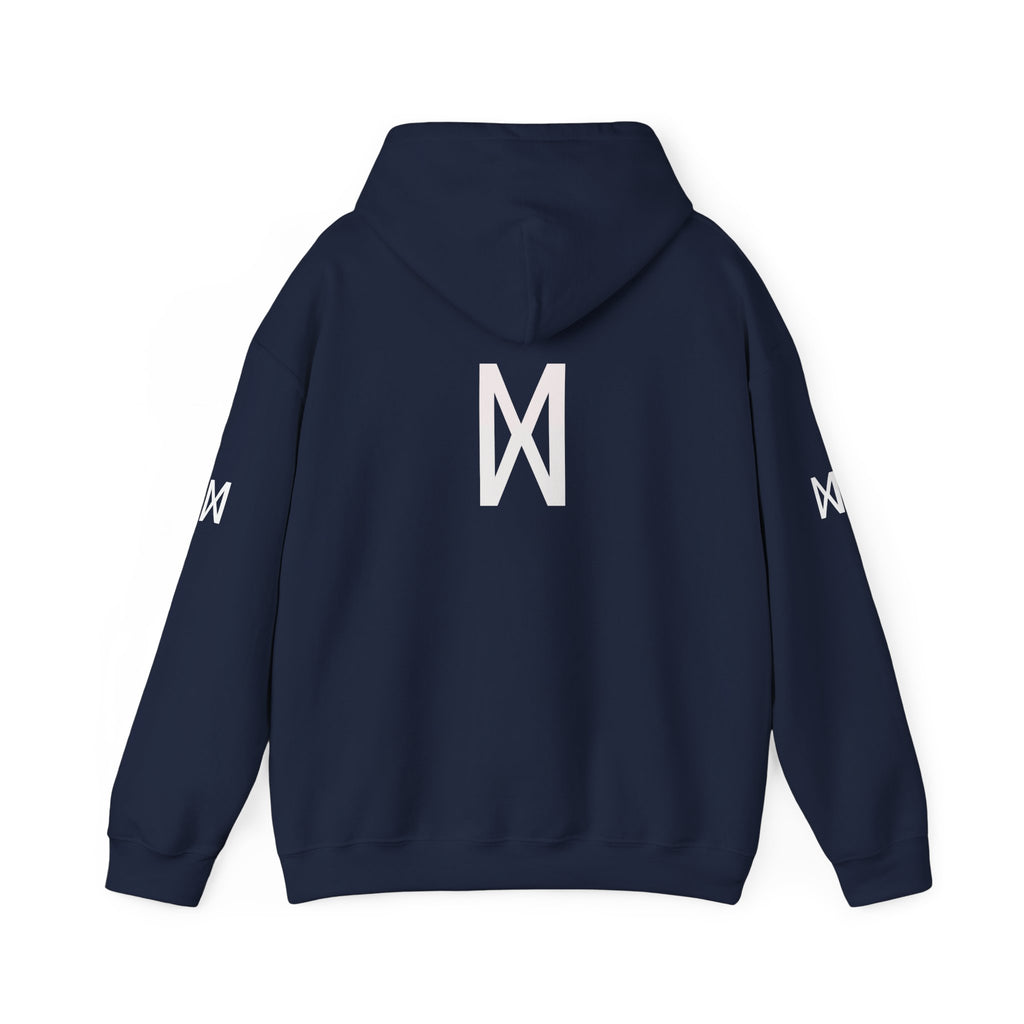 MaxElectra Logo Hoodie — Minimal Black Streetwear Pullover